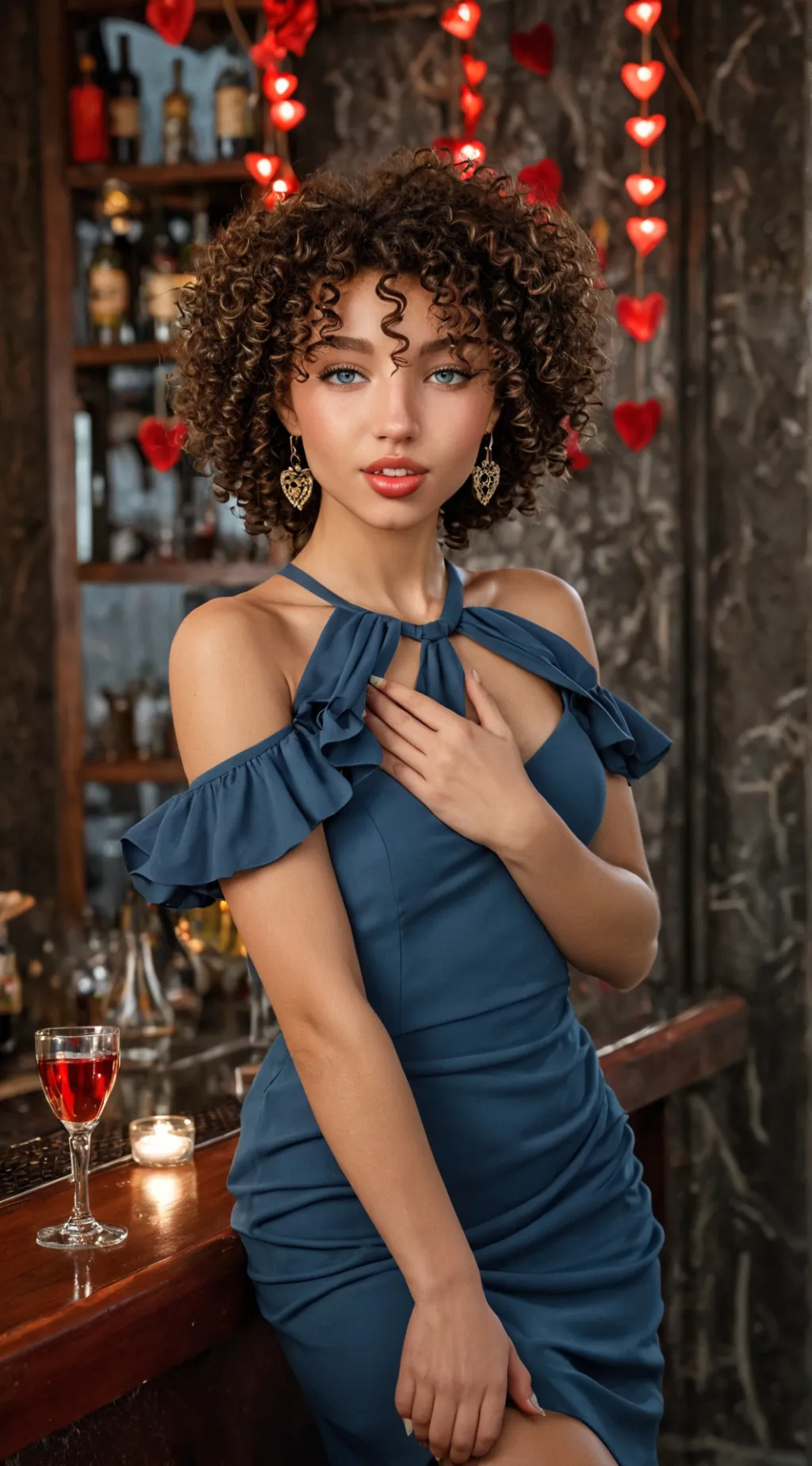 ai character: Dahlia background