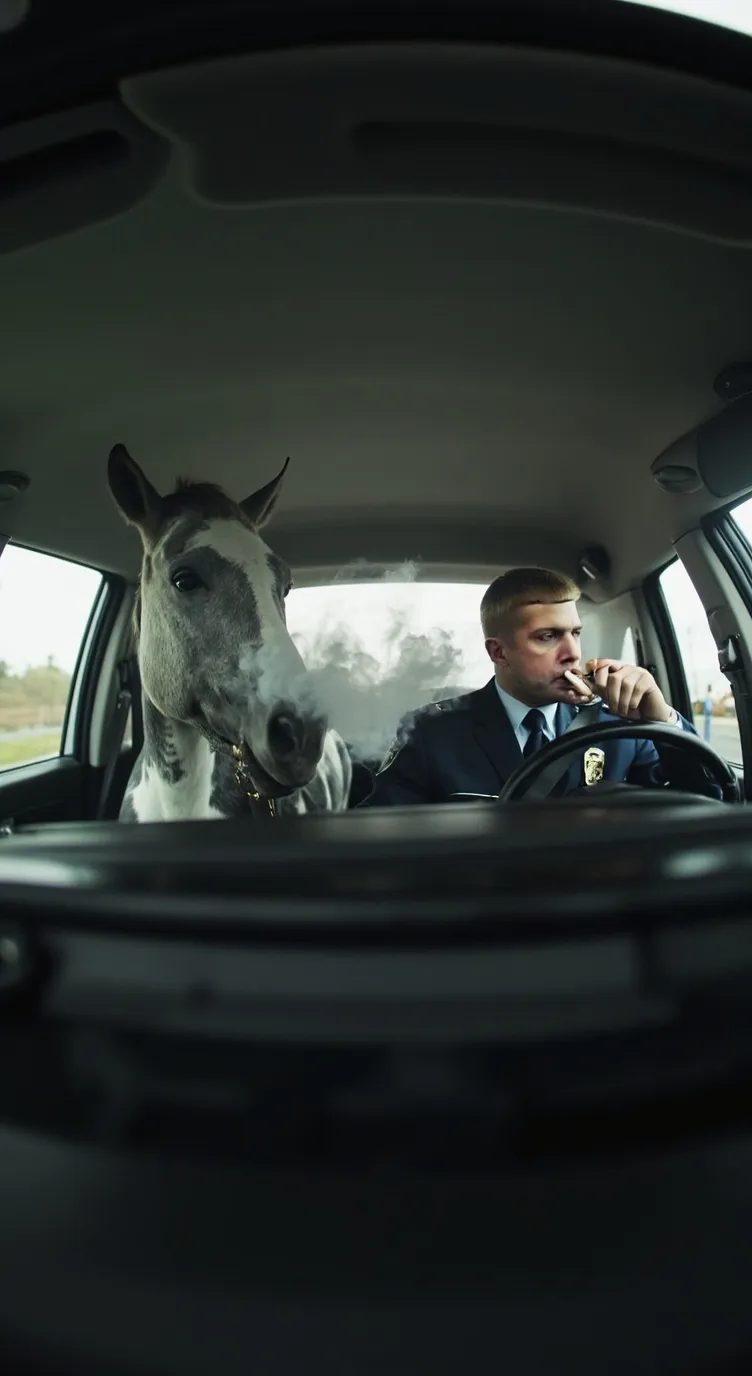 ai character: horse,Cop background