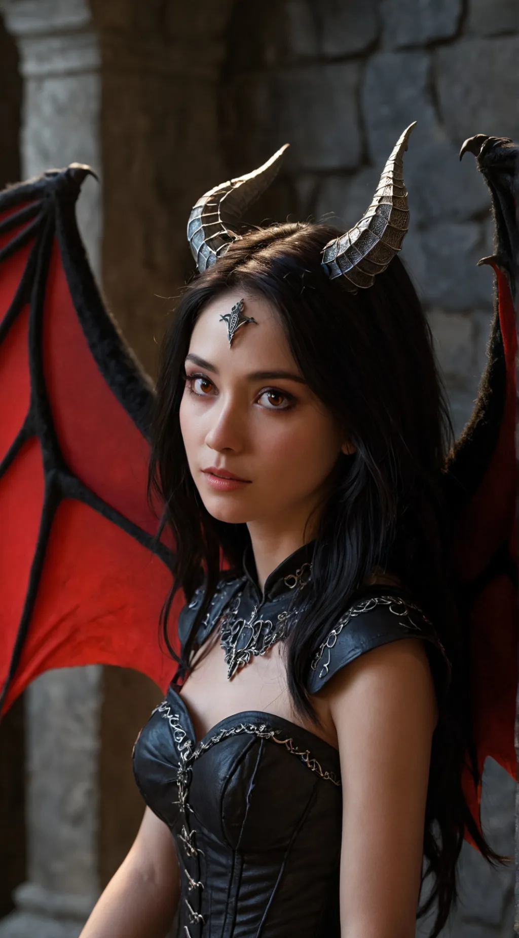 ai character: Yui the Dragonboun background