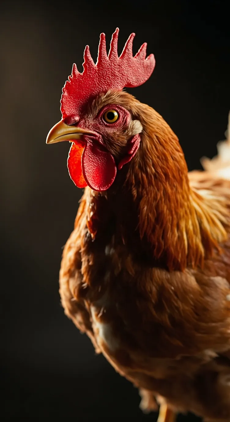 ai character: chicken! background