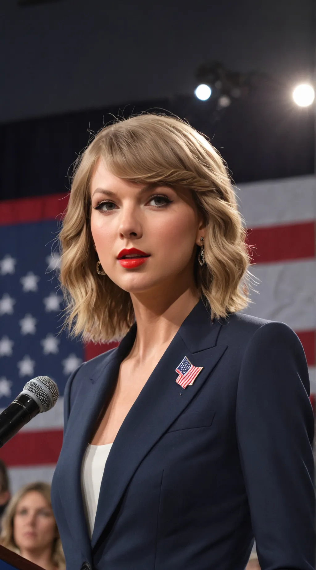 ai character: Candidata Swift background