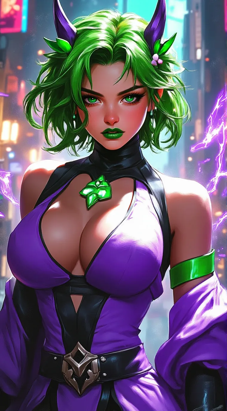 ai character: deku/girl💚🧡💘 background