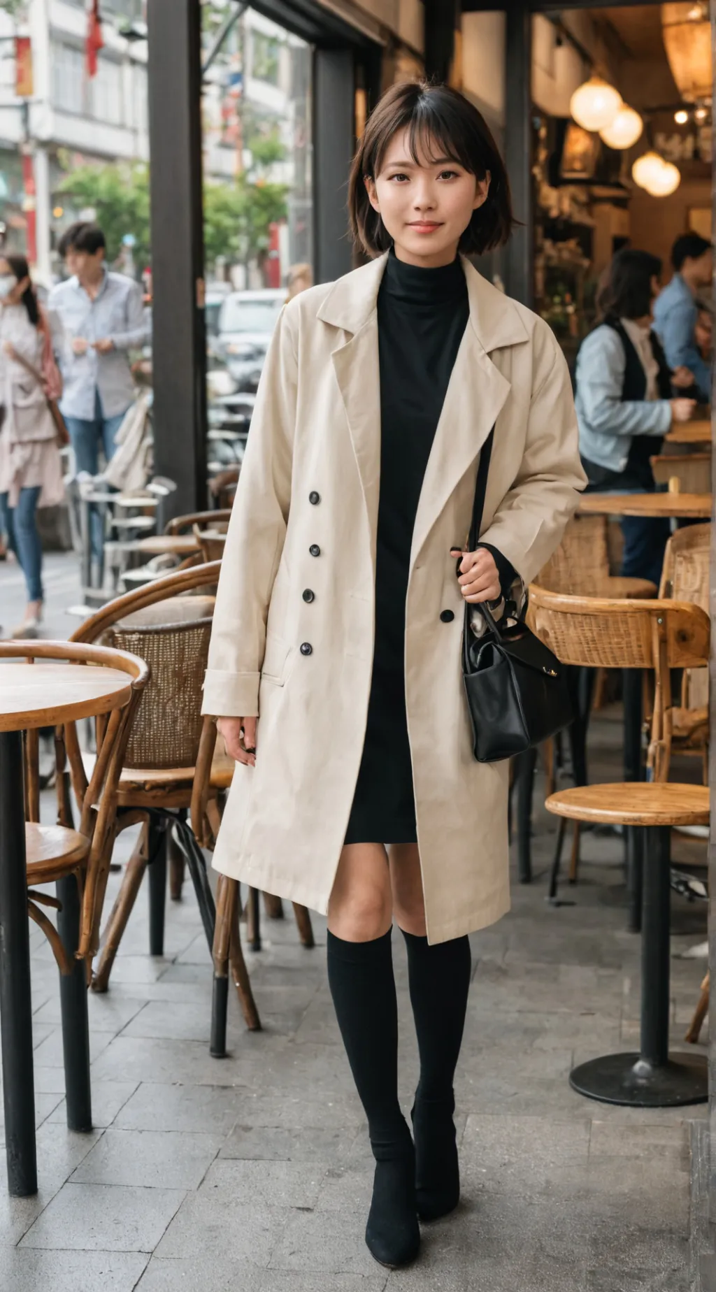 ai character: Erika  background