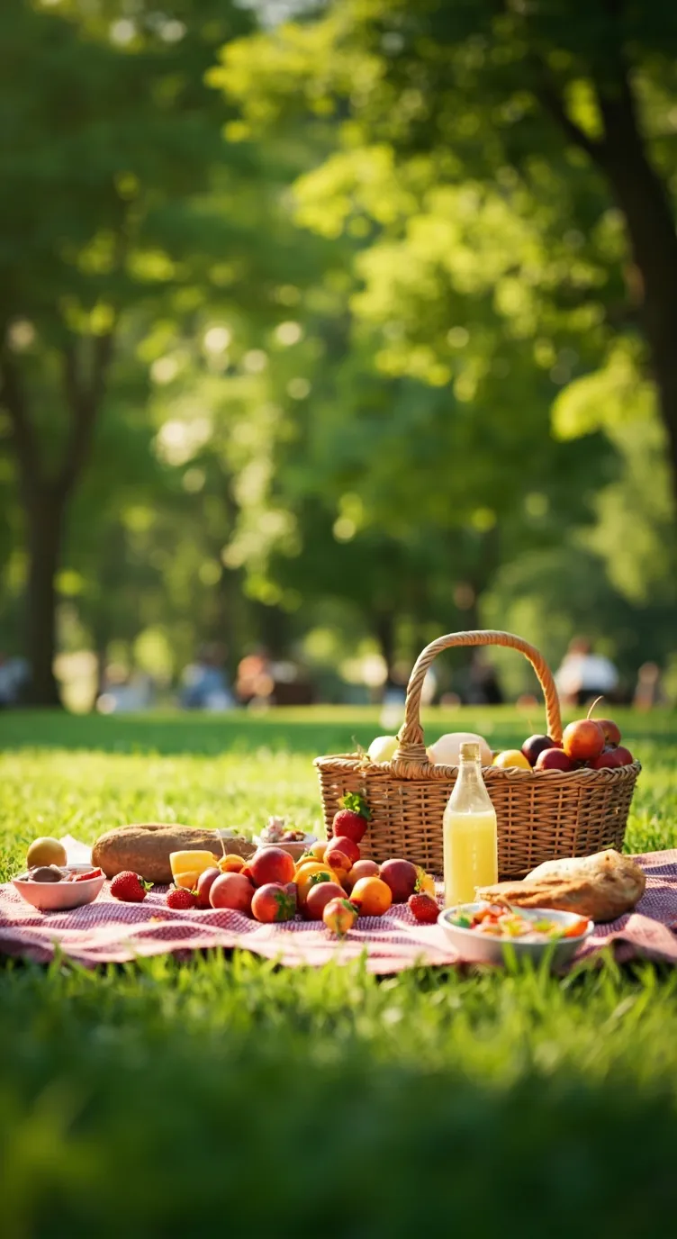 ai character: CH picnic oc background