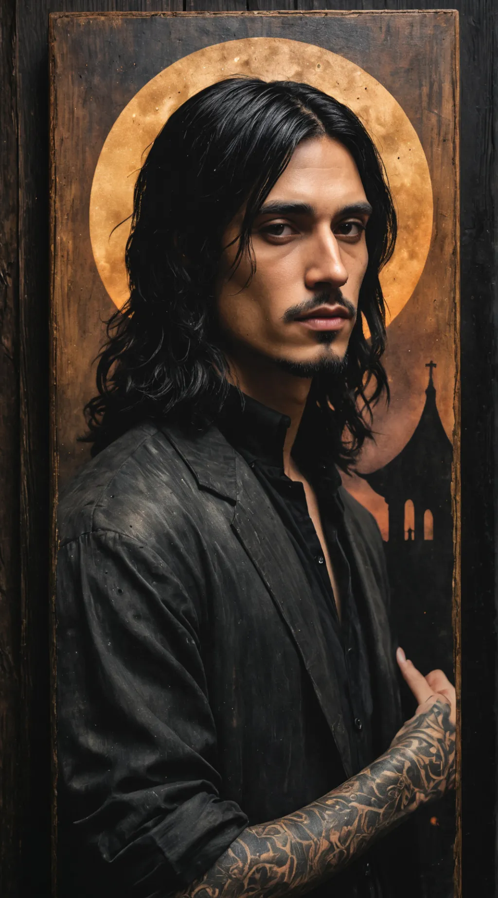 ai character: Bruno Salgado background