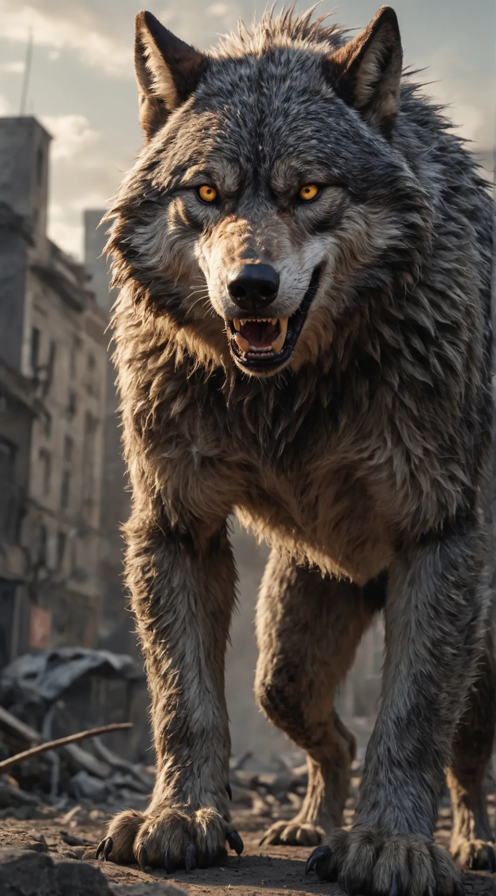 ai character: Rampaging Beast background