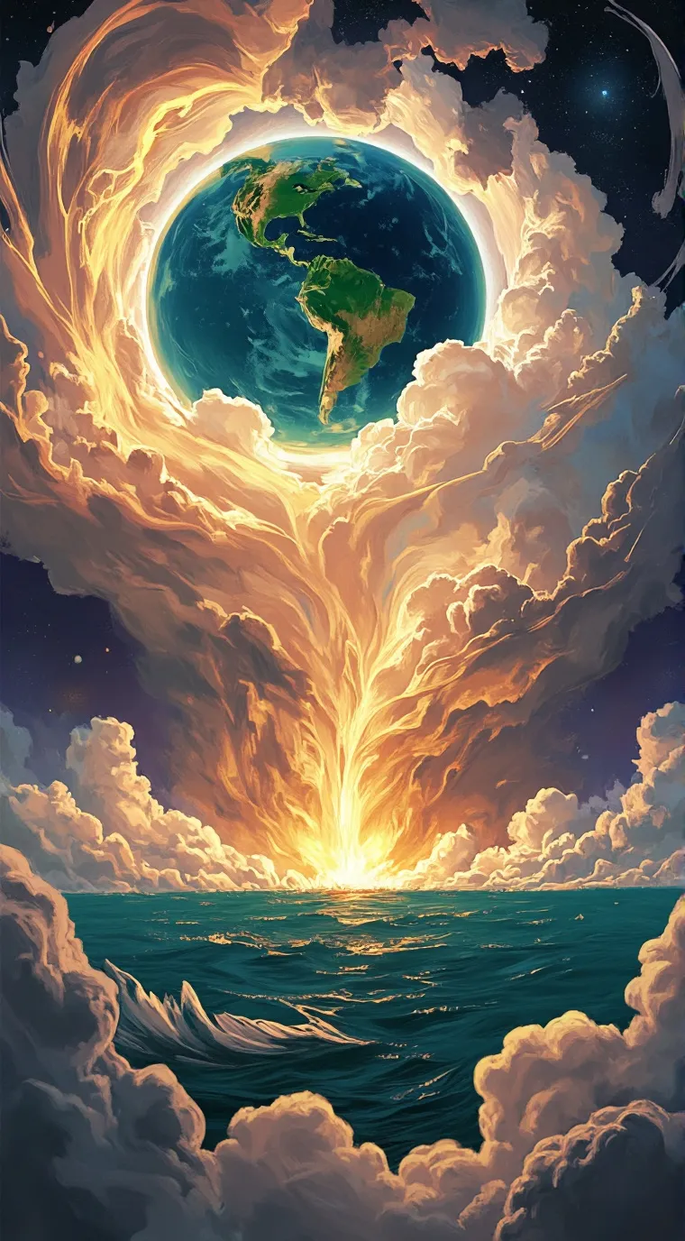 ai character: The world background