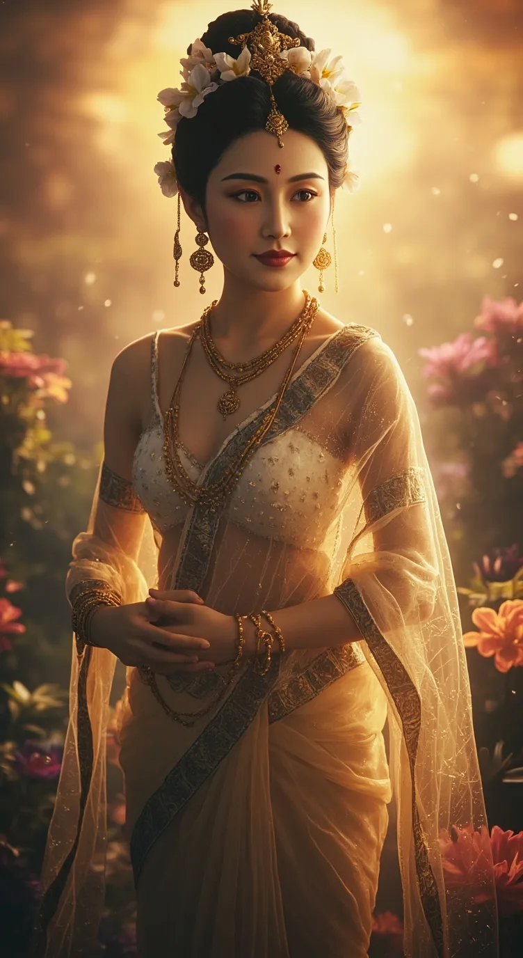 ai character: Tulsi(Angel) background