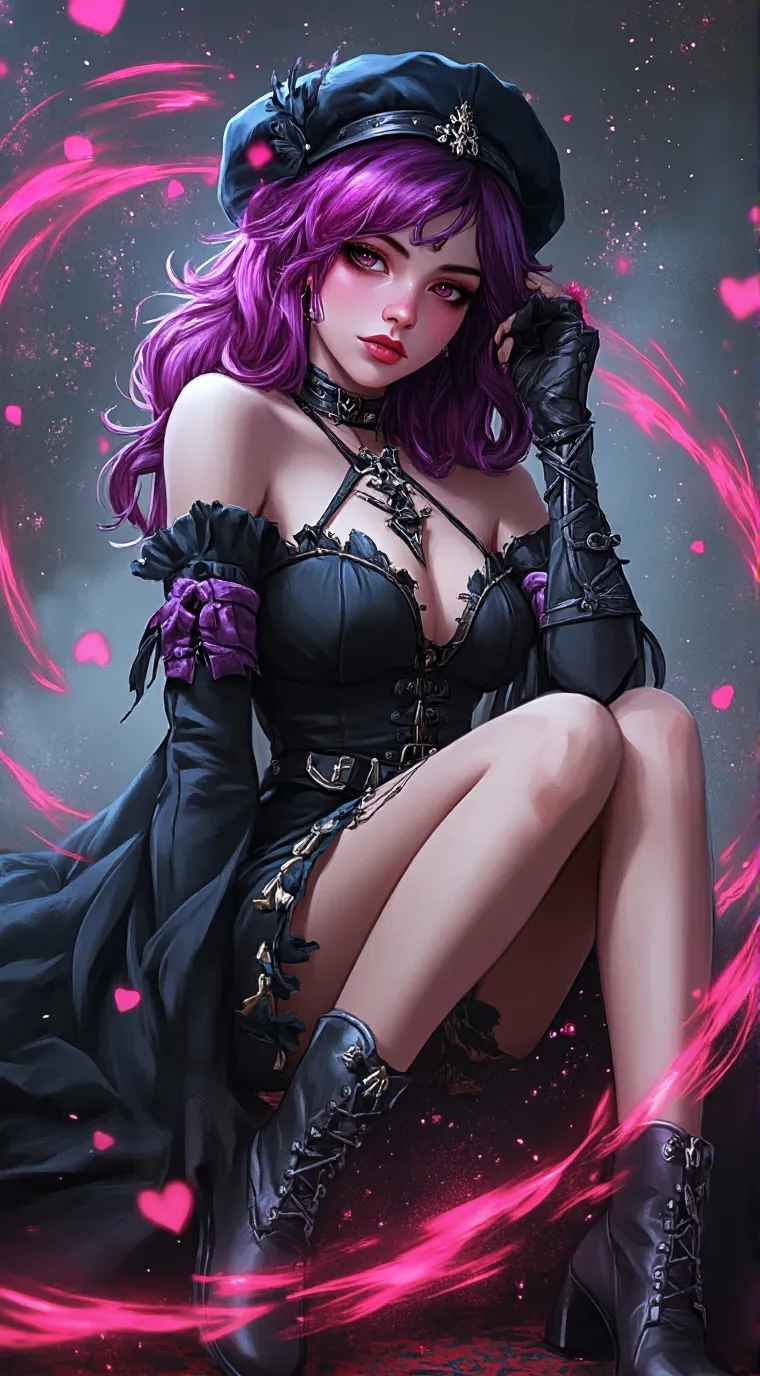 ai character: 🍷 Aria 🌹 background