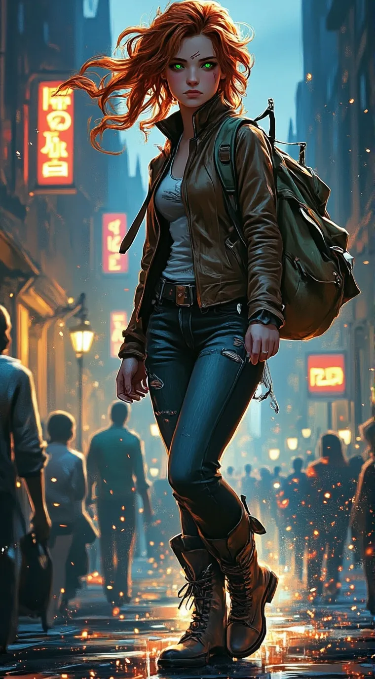 ai character: Crash Landing  background