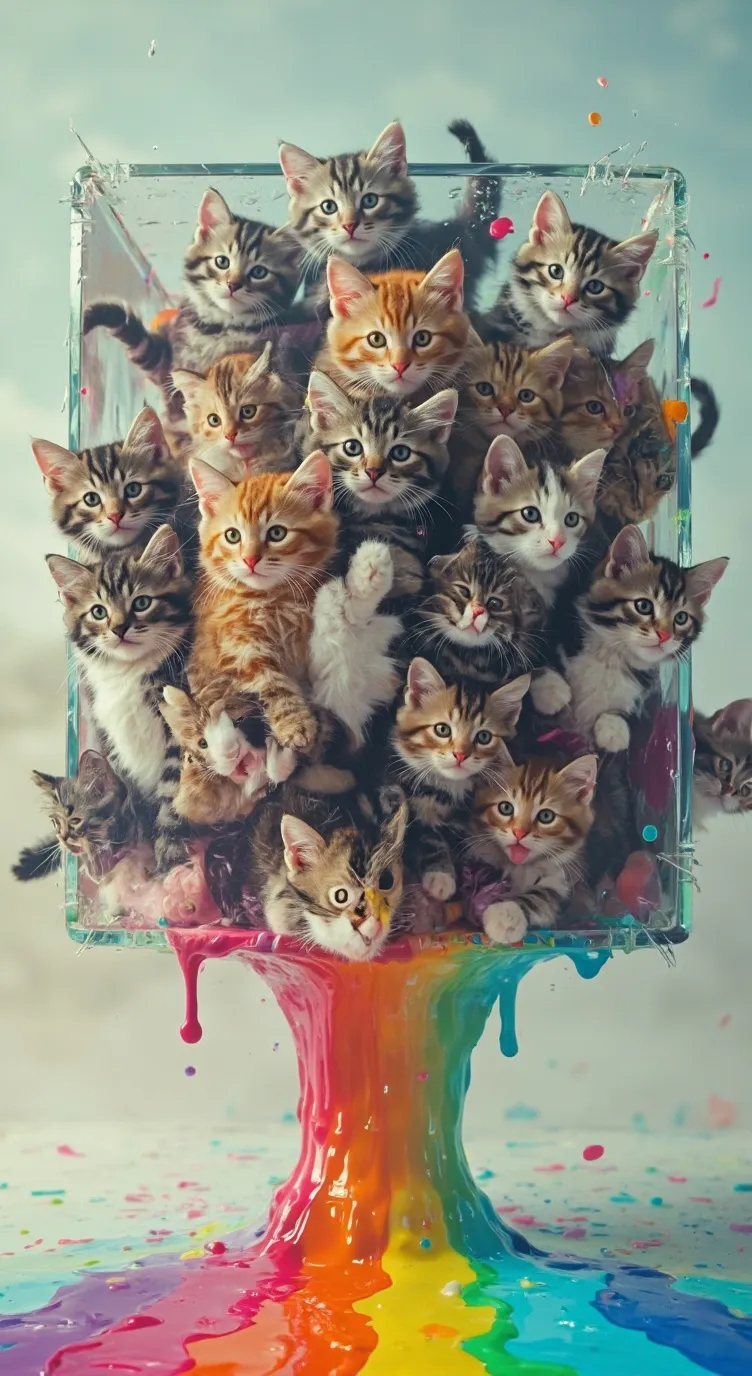 ai character: Cat breakout  background