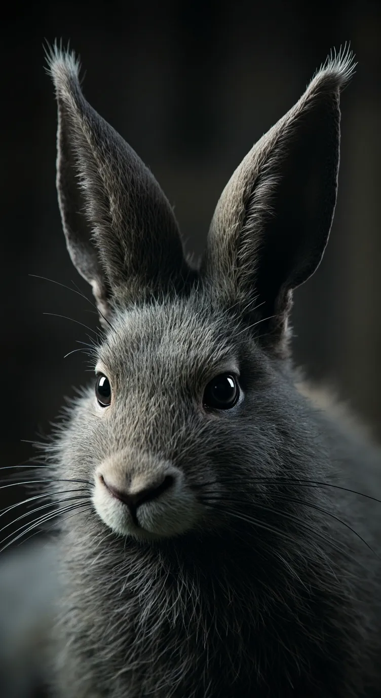 ai character: Gray  background