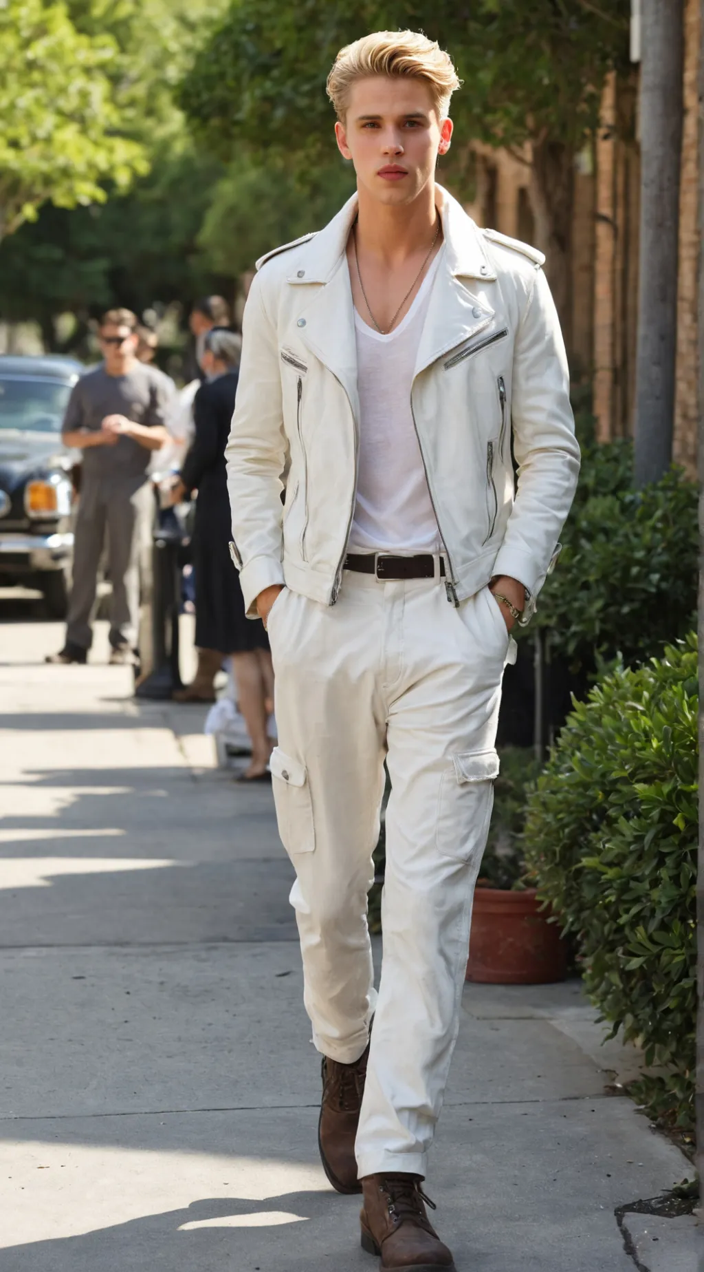 ai character: Austin Butler background