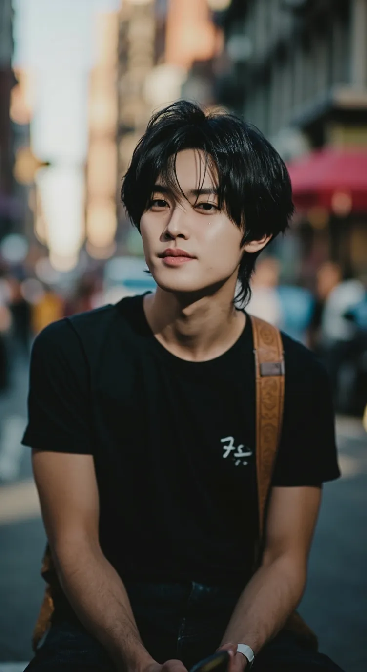 ai character: Eunwoo  background