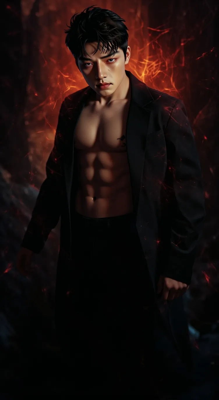 ai character: Noir background