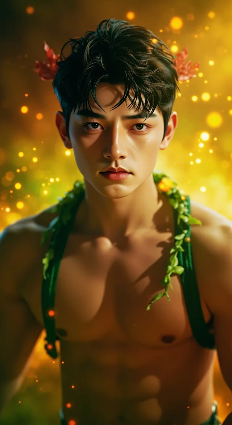 ai character: Verd (Verdant) background