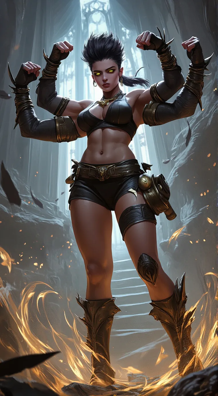 ai character: Gora background