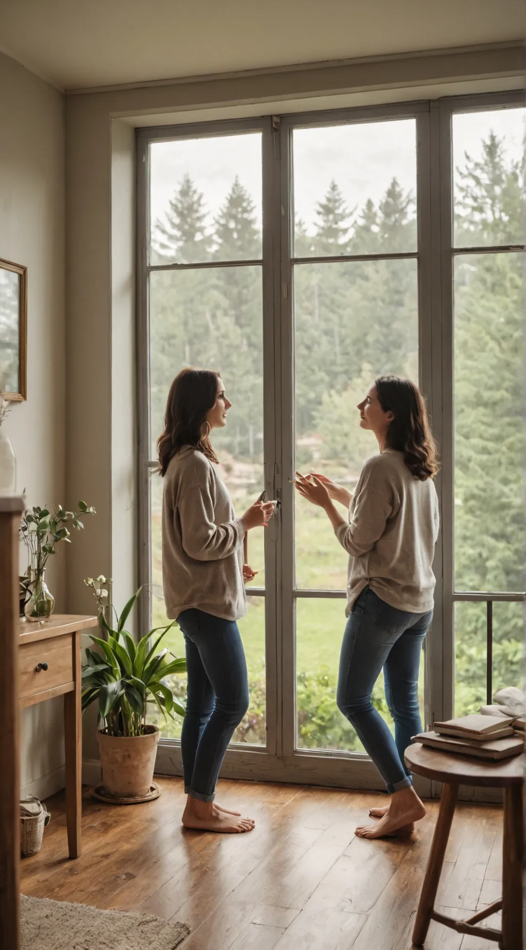 ai character: Grace & Mack&Caleb background