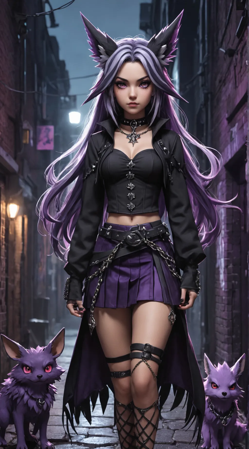 ai character: Lyra background