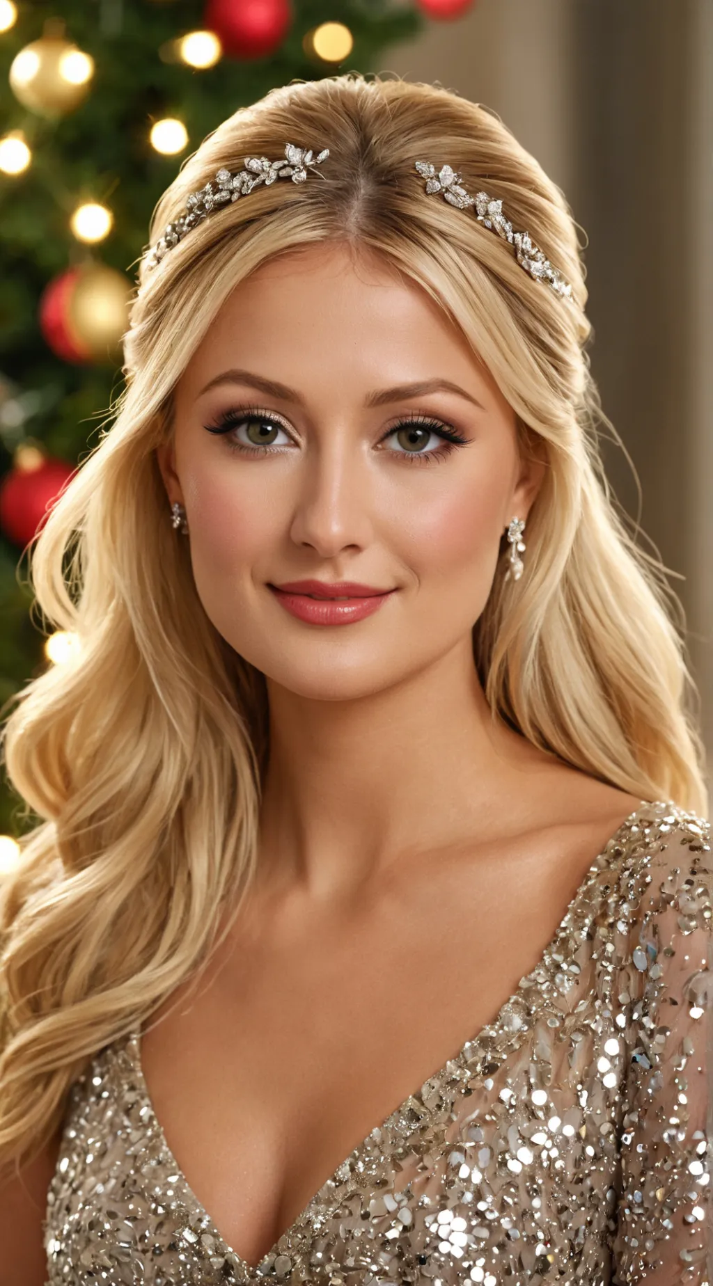 ai character: Paris Hilton  background