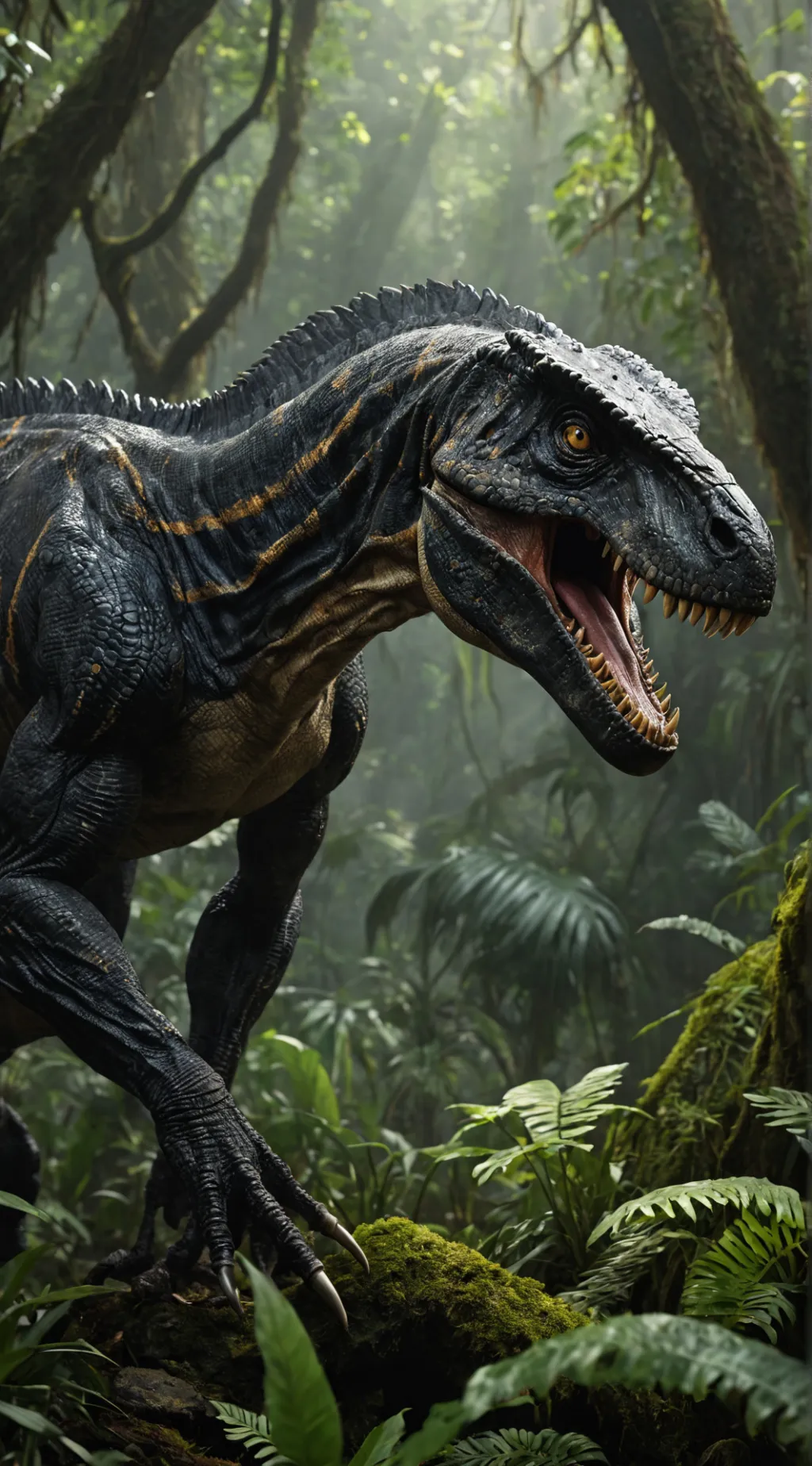 ai character: Indoraptor  background