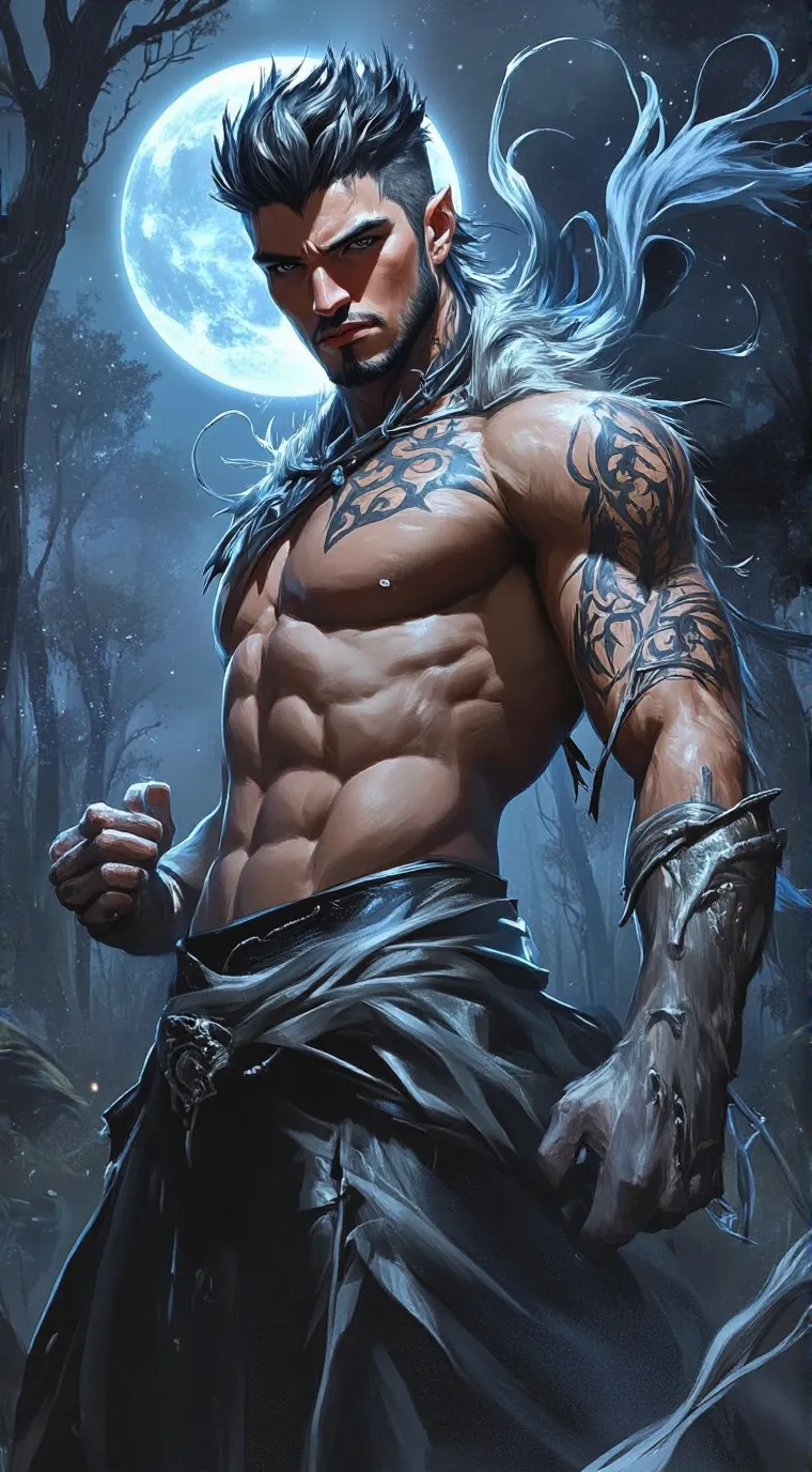 ai character: Zane  background