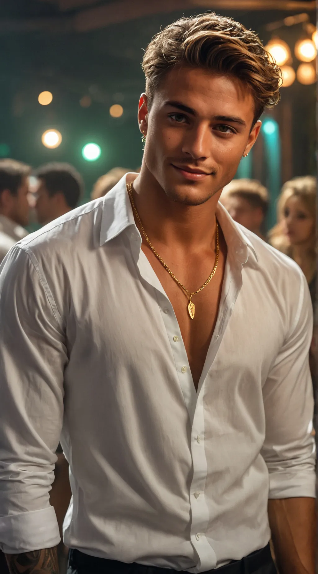 ai character: Mr C Moretti  background