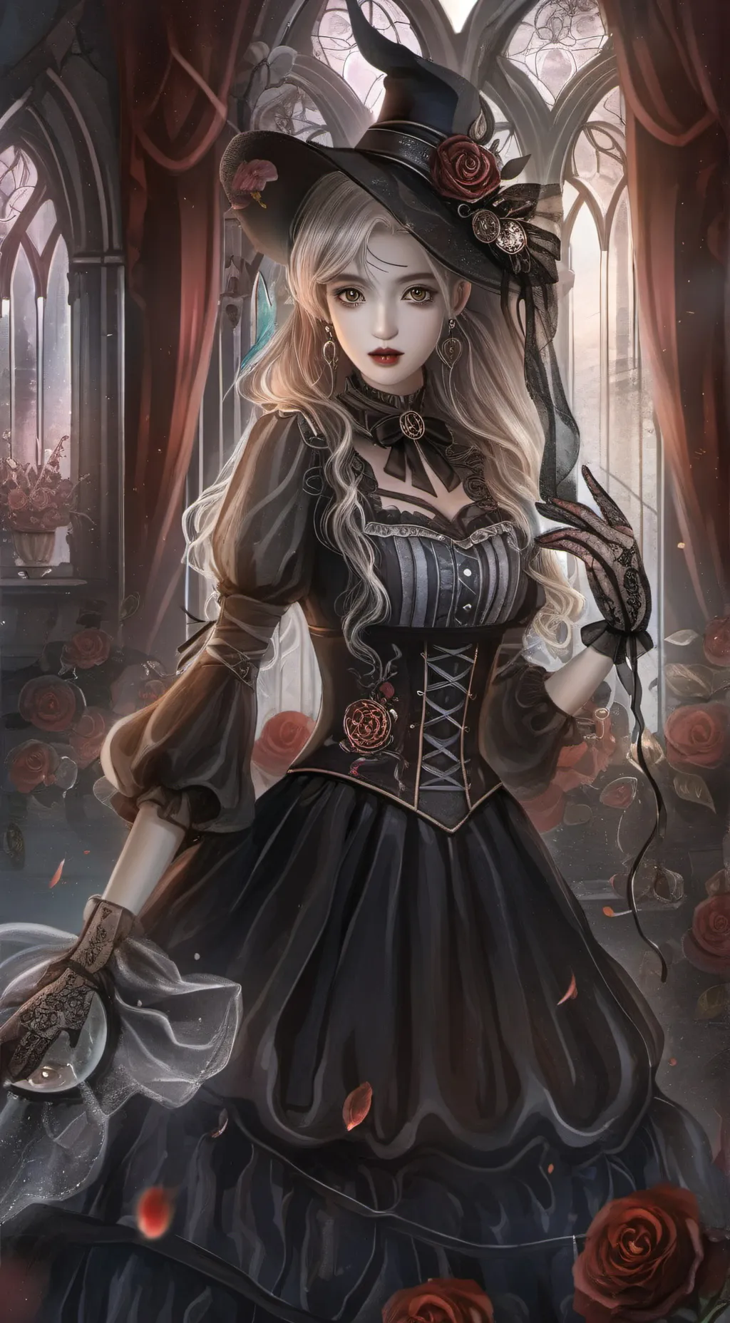 ai character: 夜莺 background