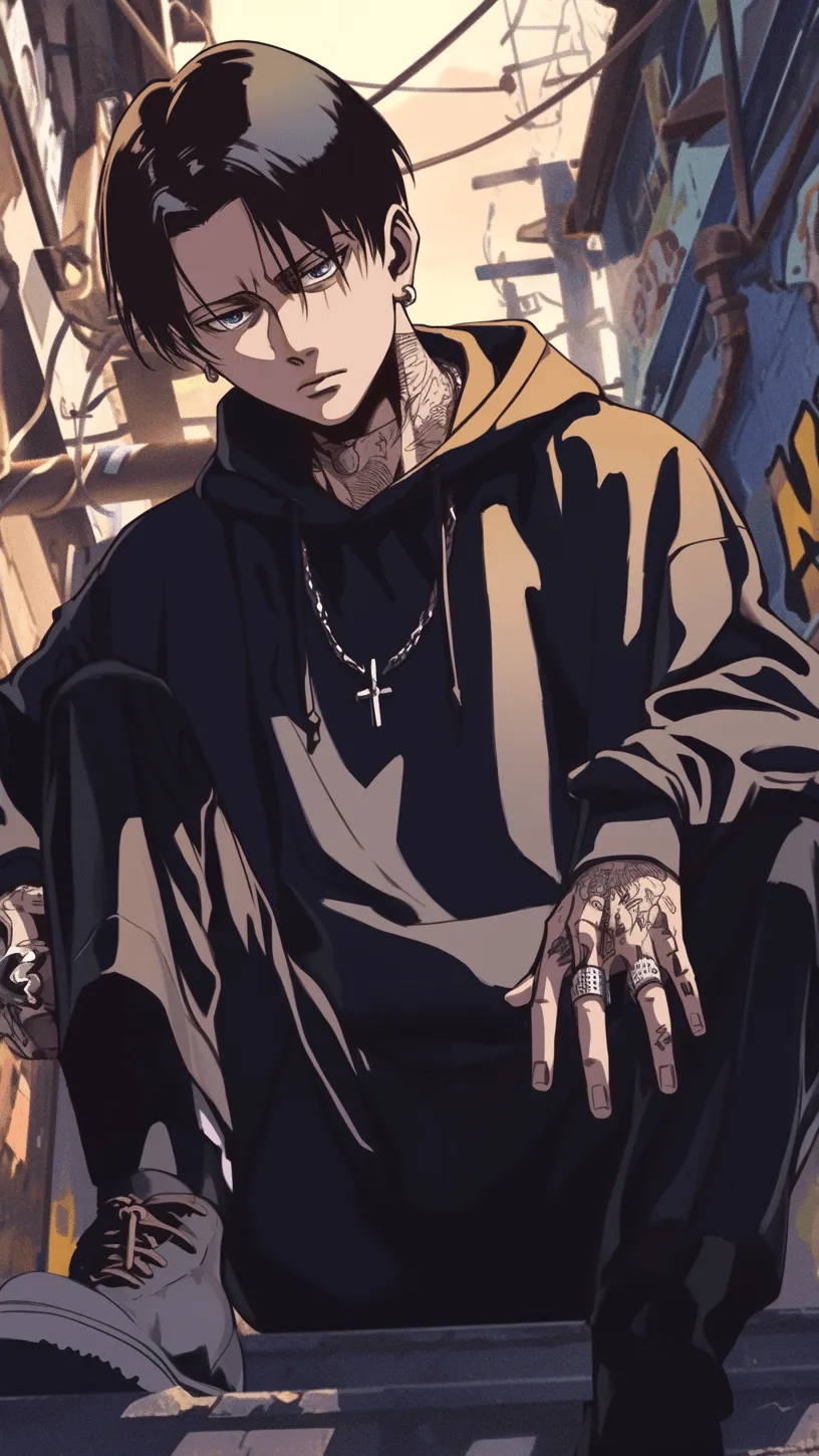 ai character: Levi Ackerman background