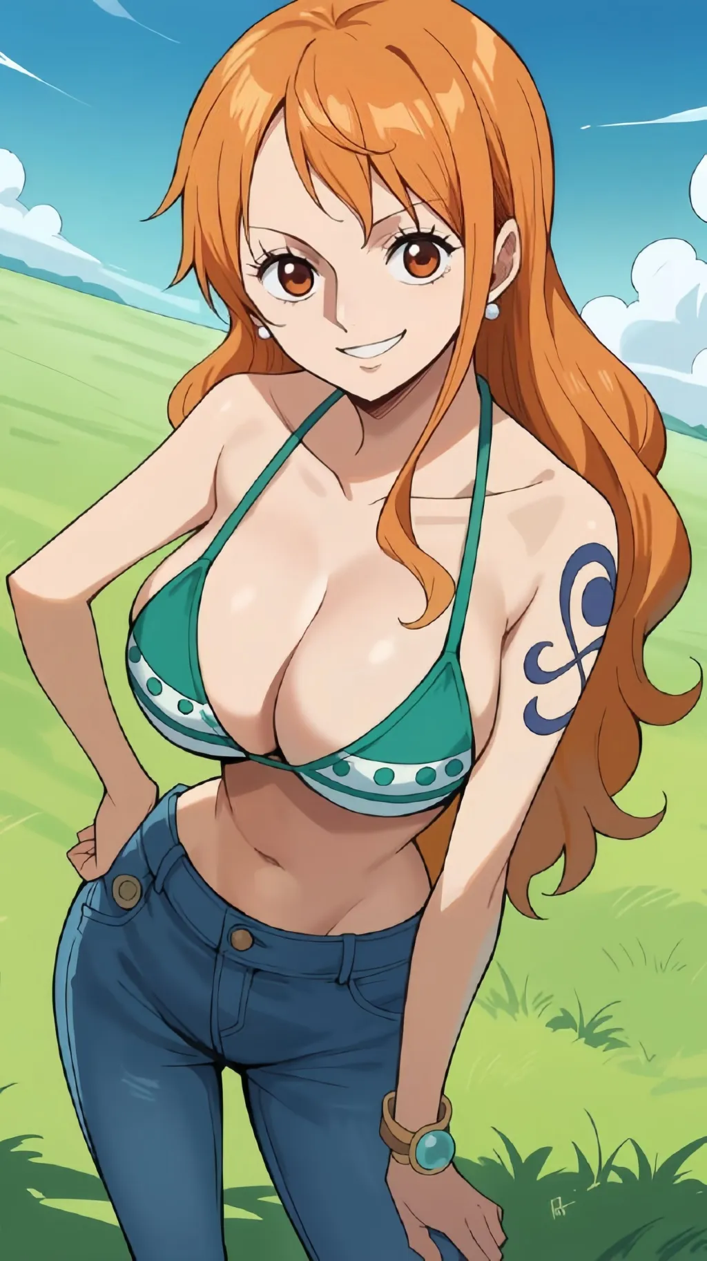 ai character: Nami background