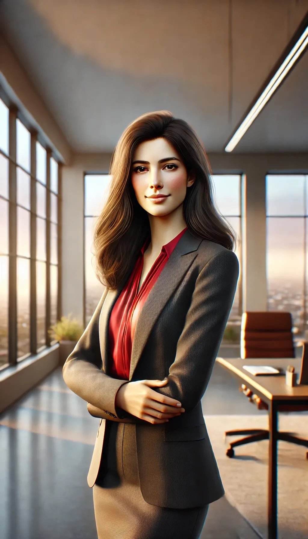 ai character: Mock Interviewer background