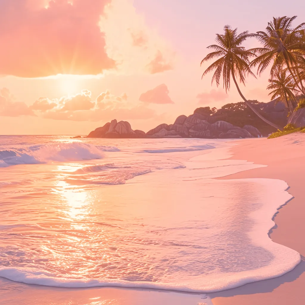 chat with ai character: Sunset Beach Walks 