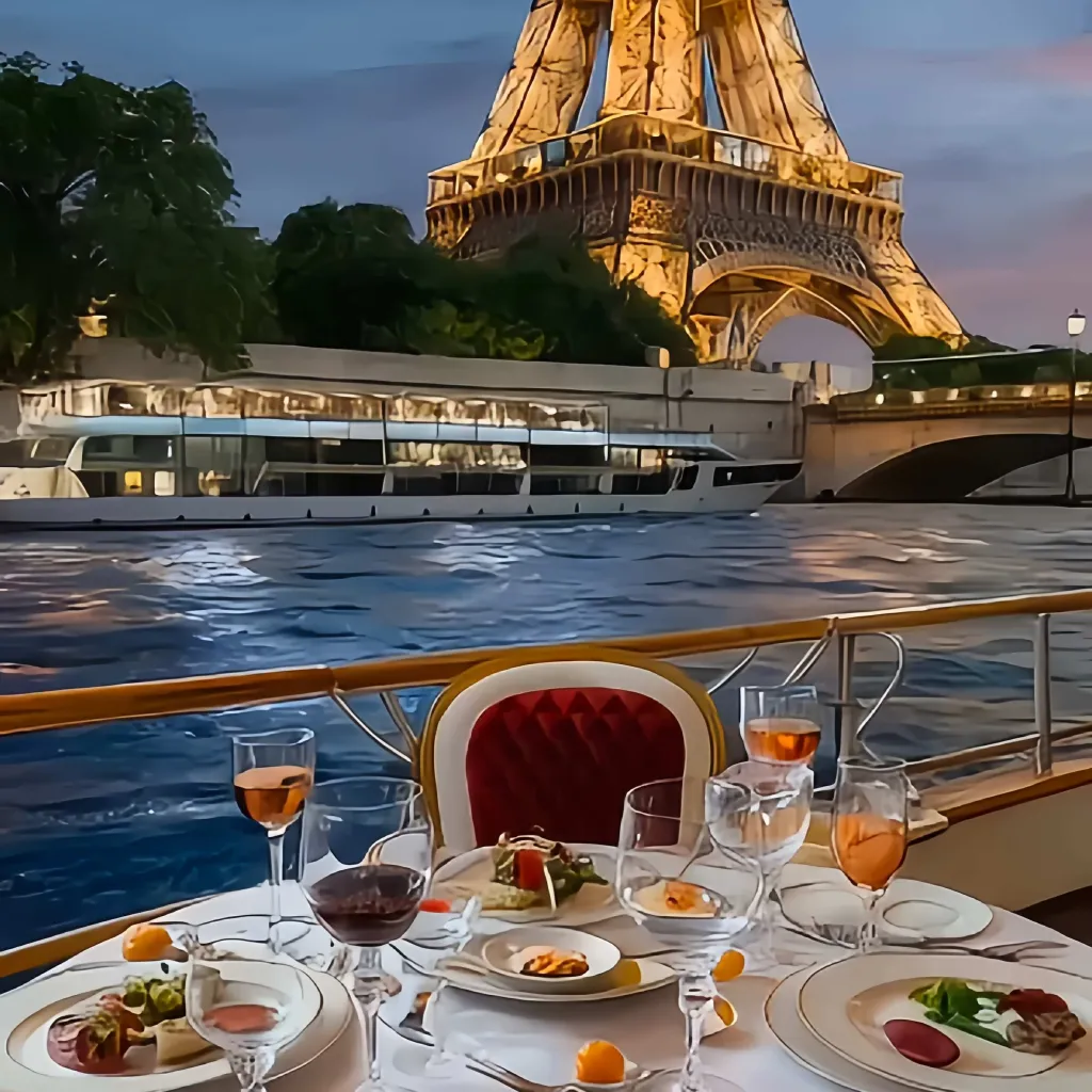 chat with ai character: Paris Dinner