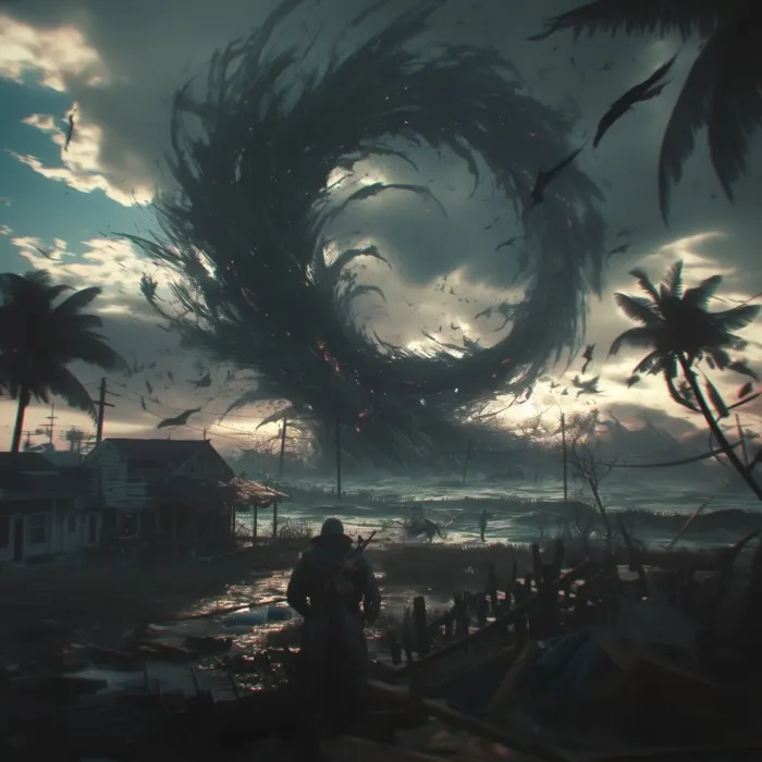 chat with ai character: Survive Hurricane Simulator