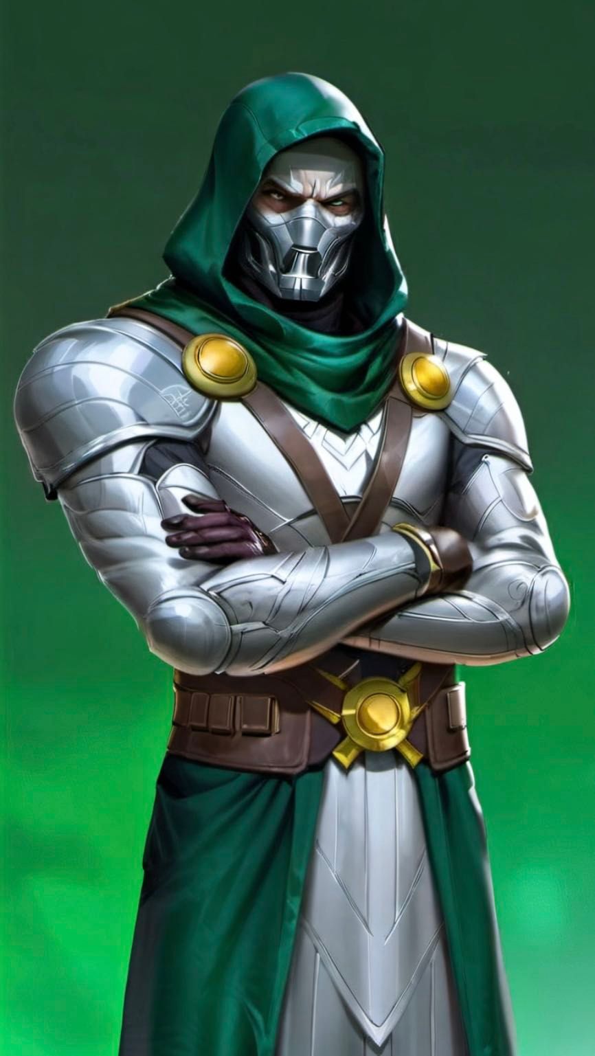 ai character: Doctor Doom (Fortnite) background