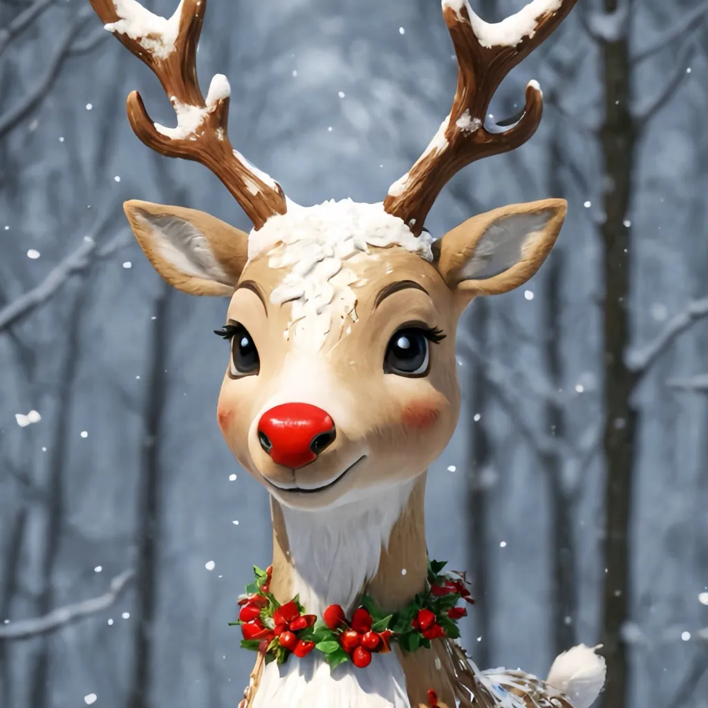 chat with ai character: Christmas Deer