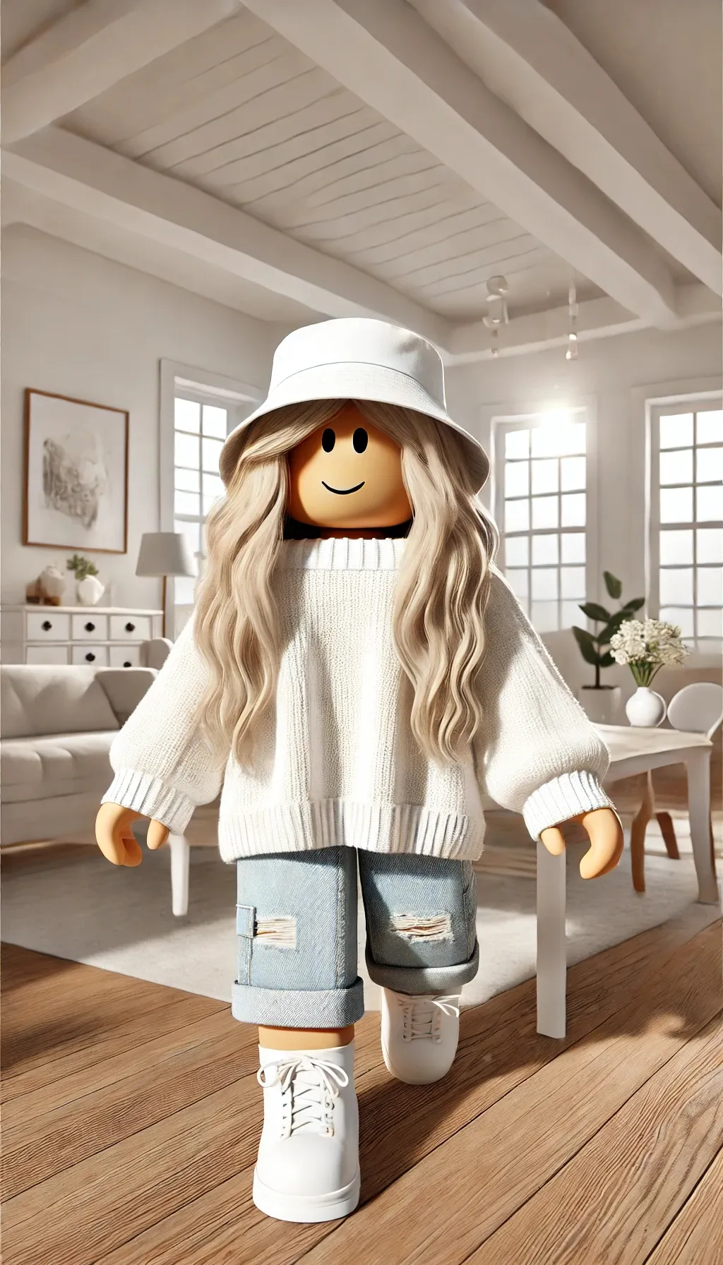 ai character: Beatriz background