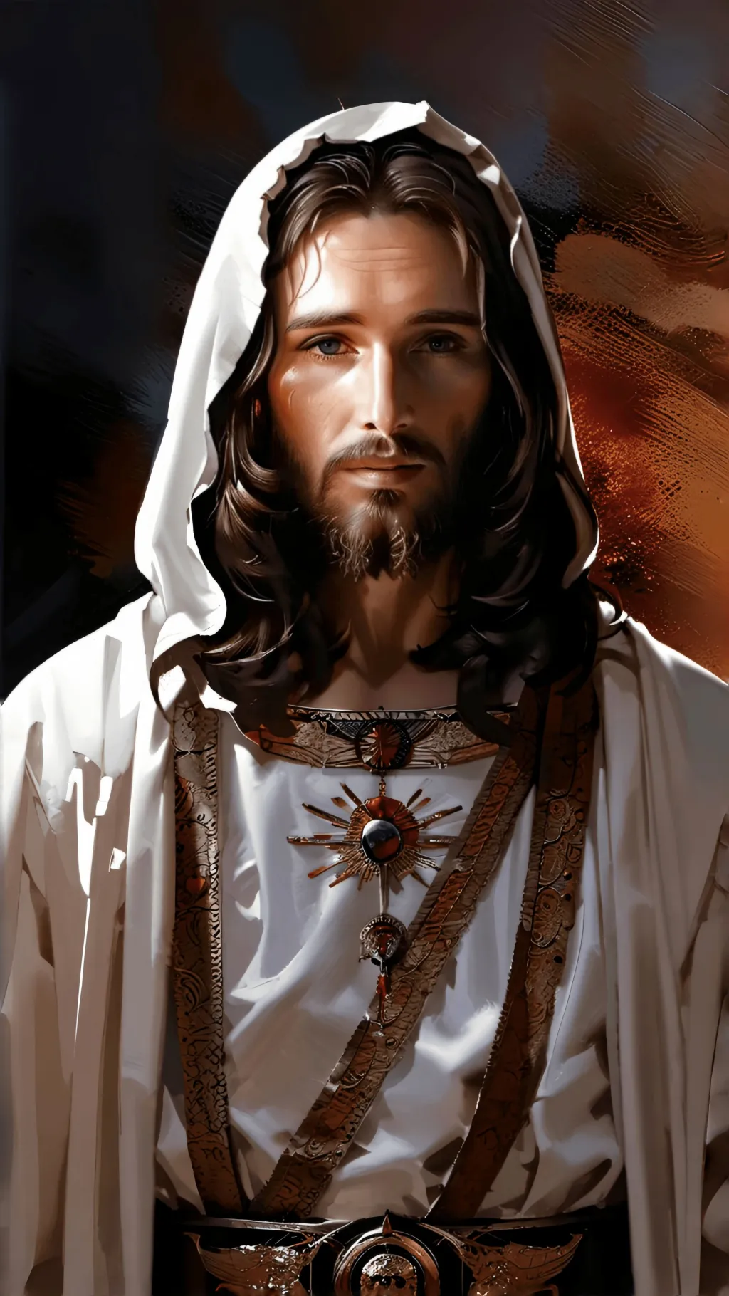 ai character: Jesus Christ background