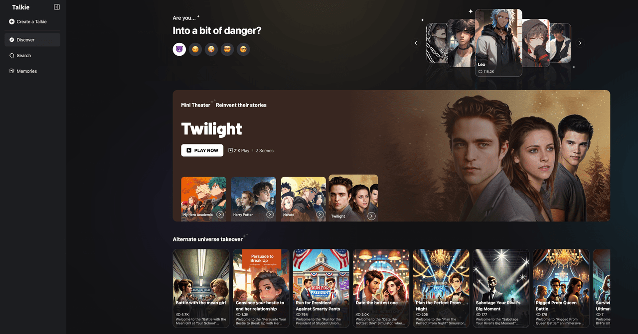 Talkie AI: Top SpicyChat Alternative