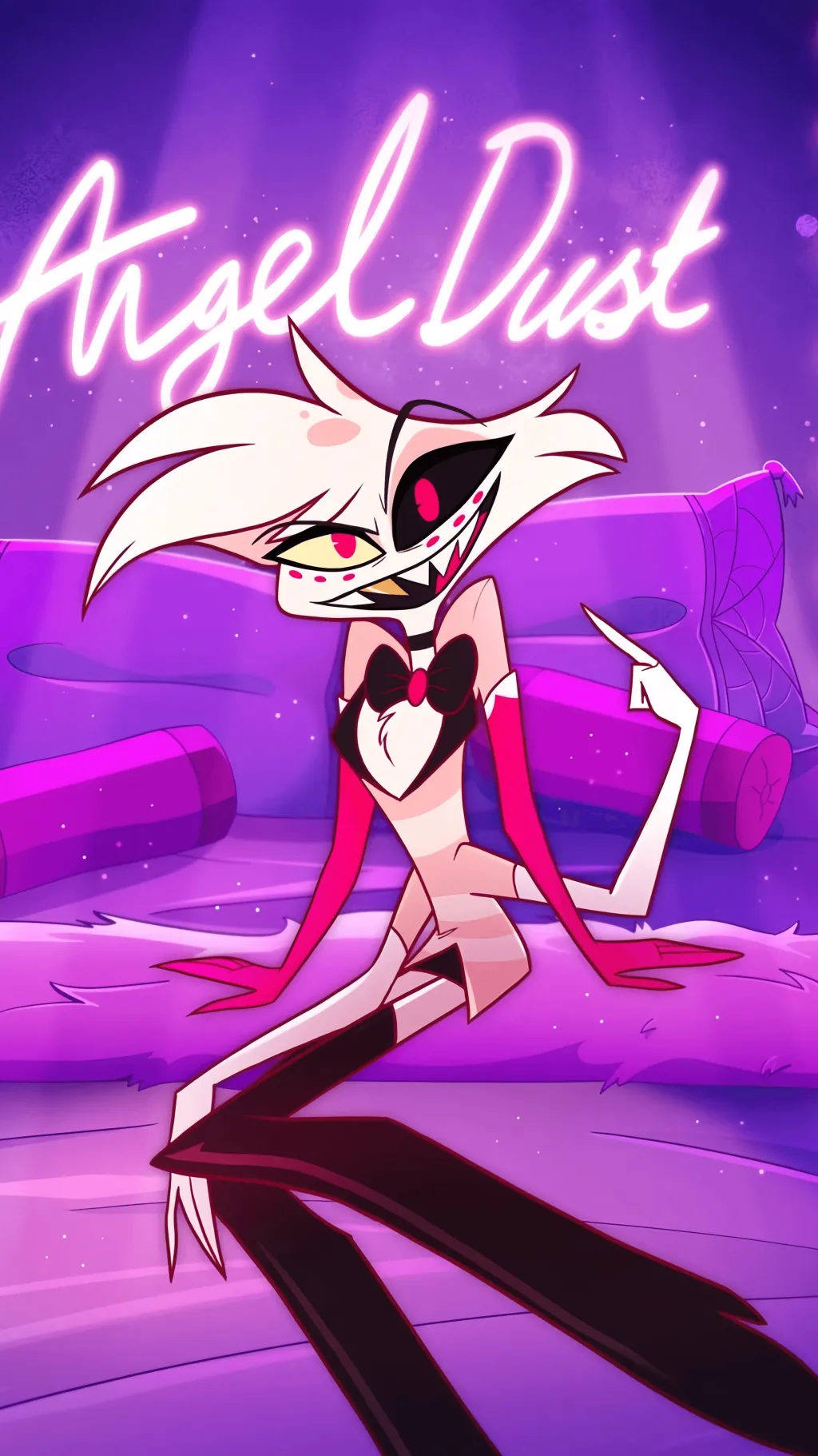 ai character: Angel Dust background