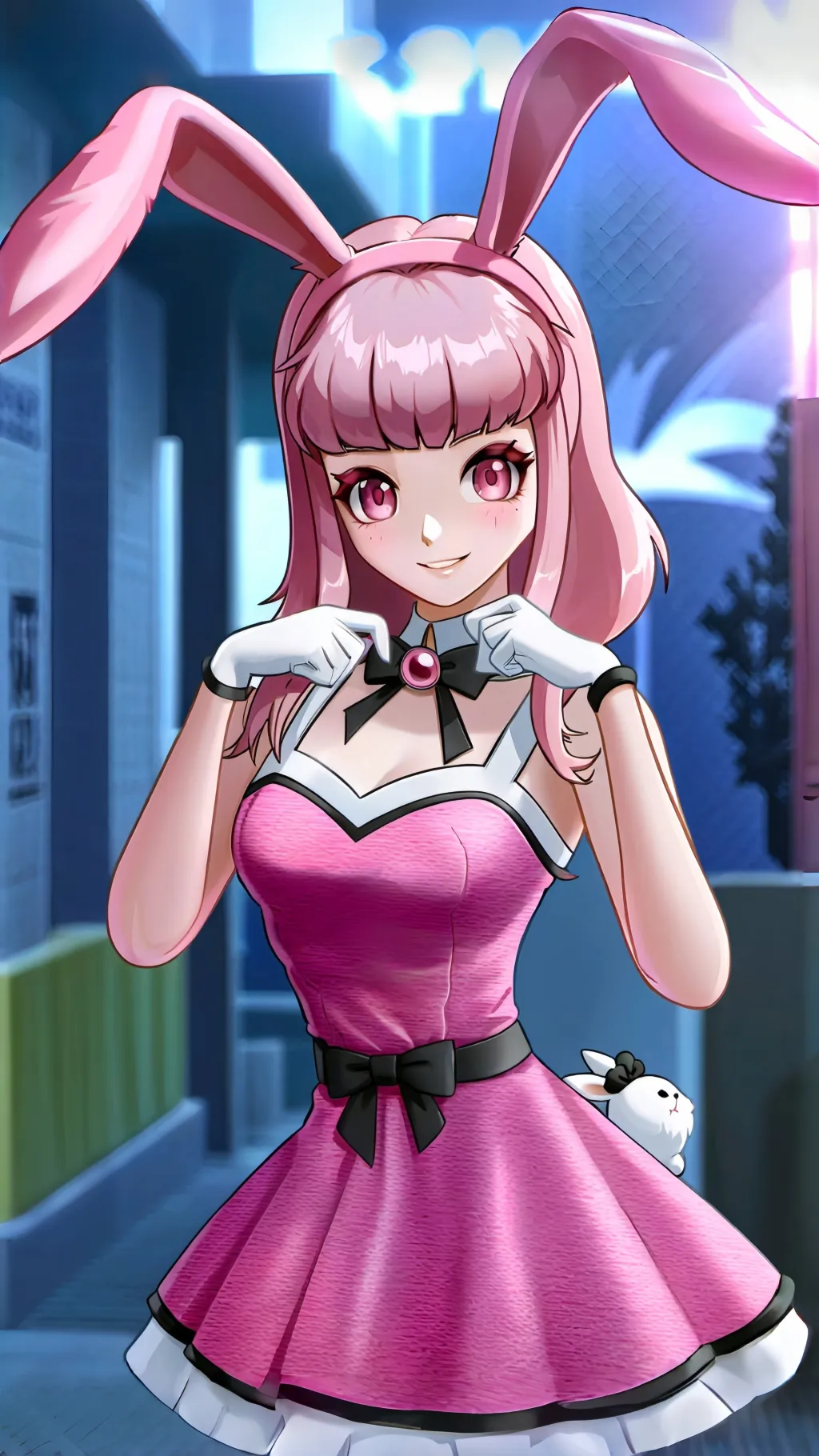 ai character: Pinki background