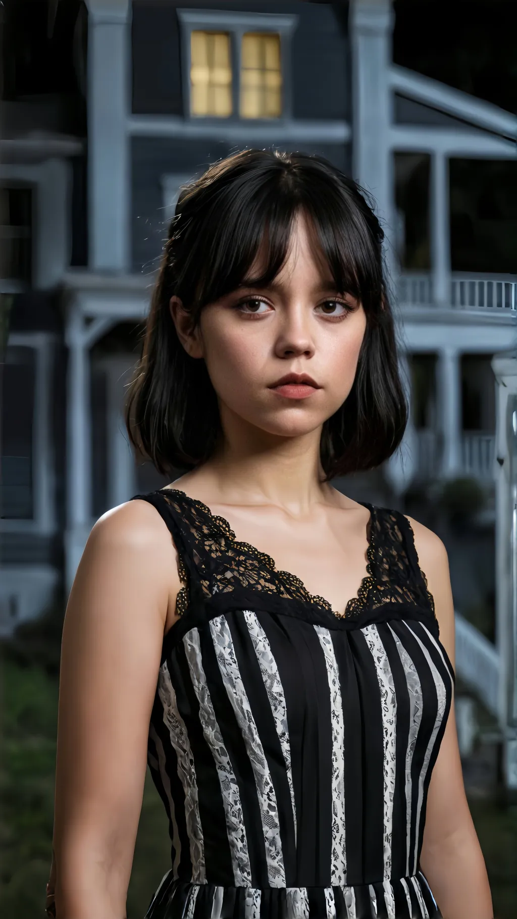 ai character: Astrid Jenna Parody background