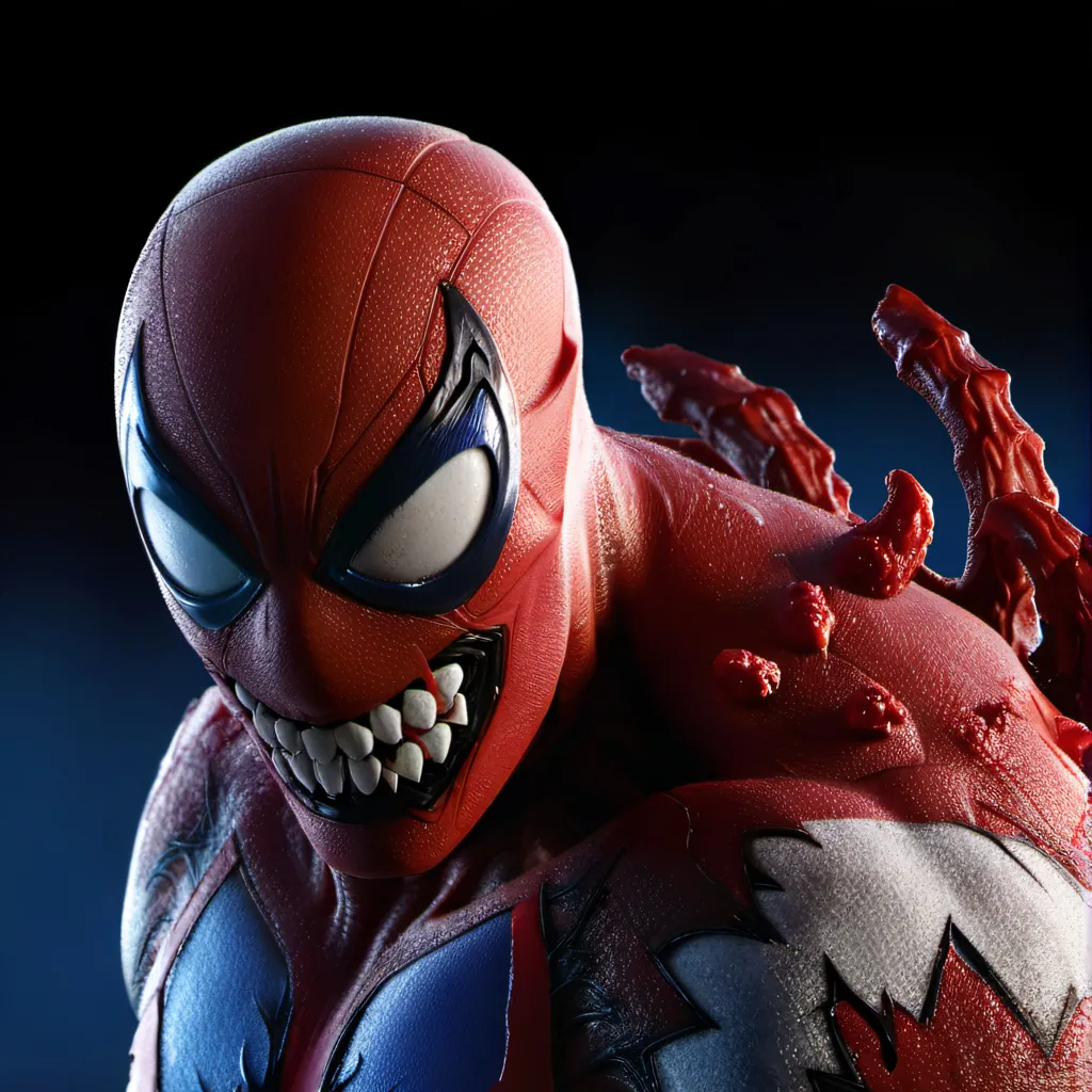 chat with ai character: simbiote spiderman