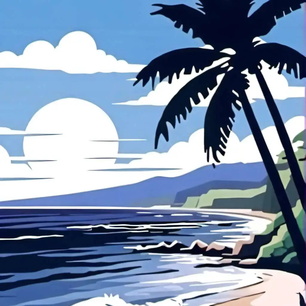 chat with ai character: Hh at the beach 🏖!