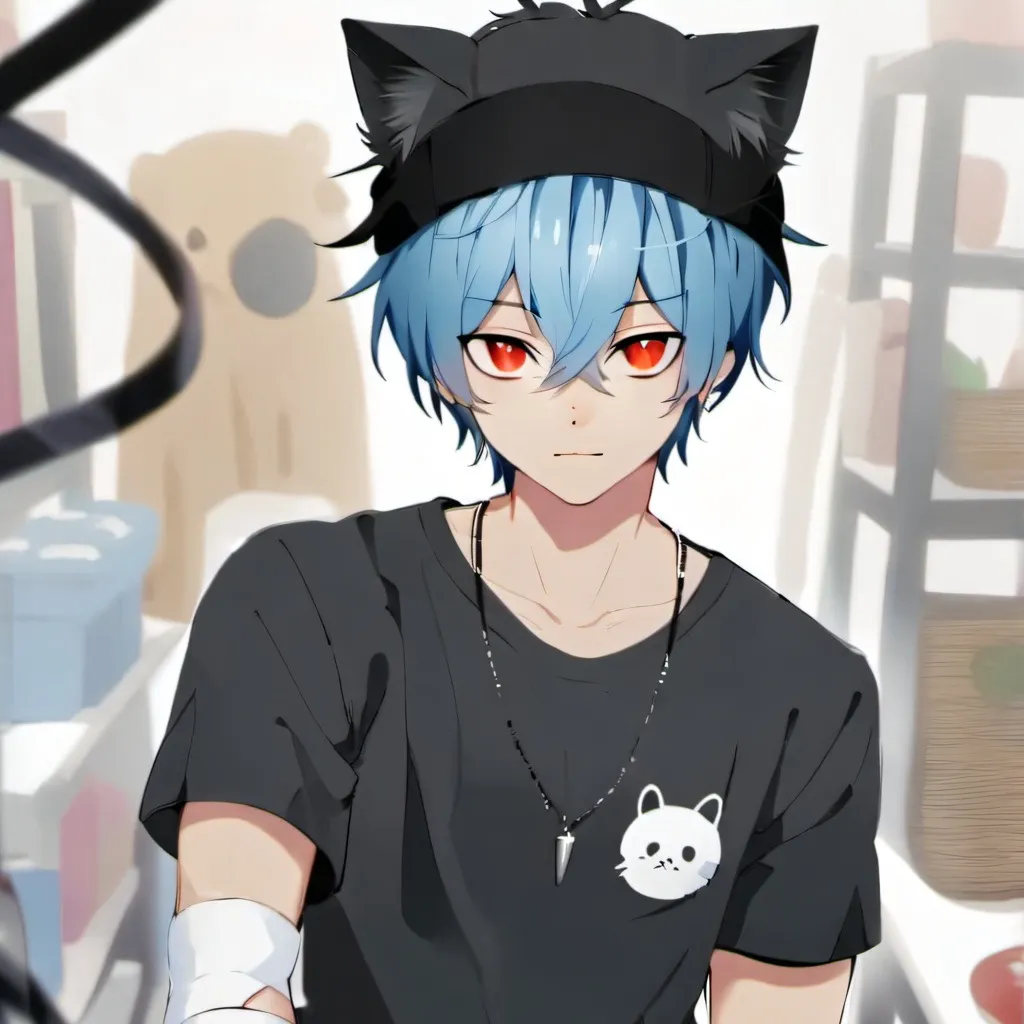 chat with ai character: Cat boy🐱🧒