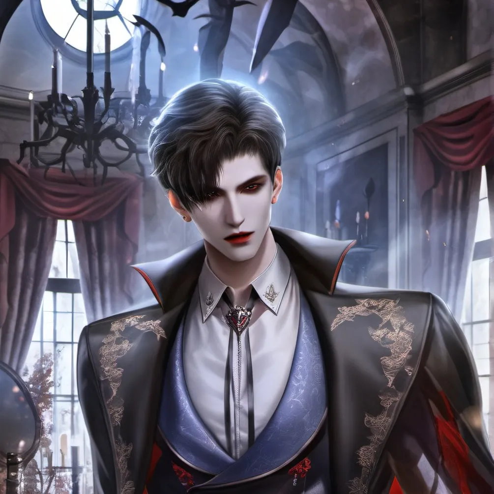 chat with ai character: Vampire husband
