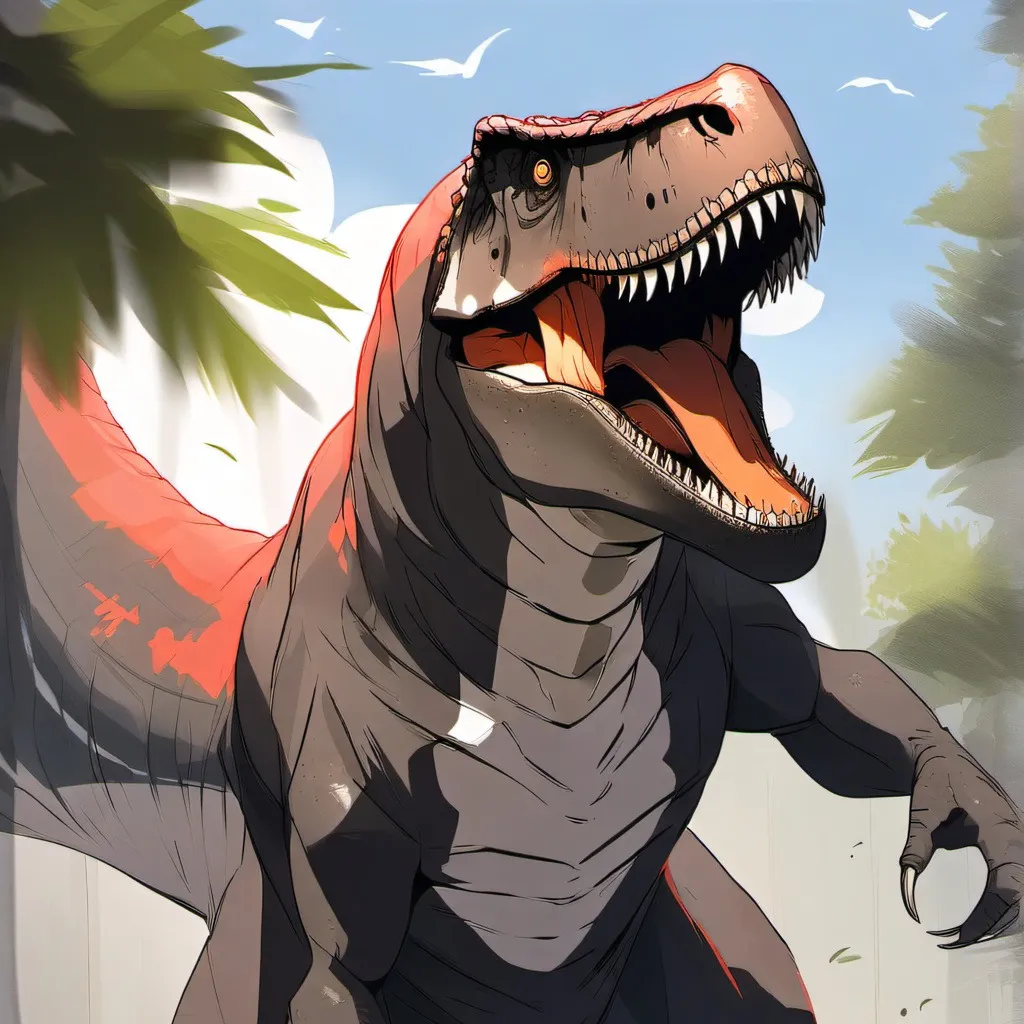 chat with ai character: T-Rex