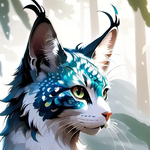 chat with ai character: Enchanted cat fam