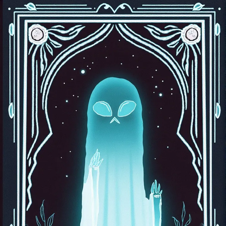 chat with ai character: the cute ghost