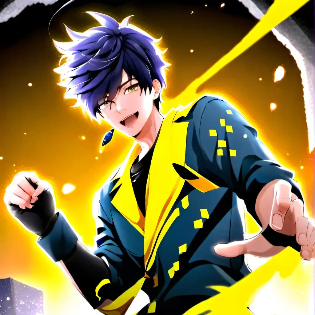 chat with ai character: happy